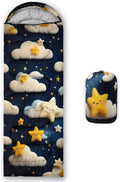 AILONEN Cartoon Camping Sleeping Bag for Boys Girls AdultsLightweight &amp Waterproof3 Season Warm &amp Cold WeatherPortablePrinted Sleeping BagTravelingCampingHiking