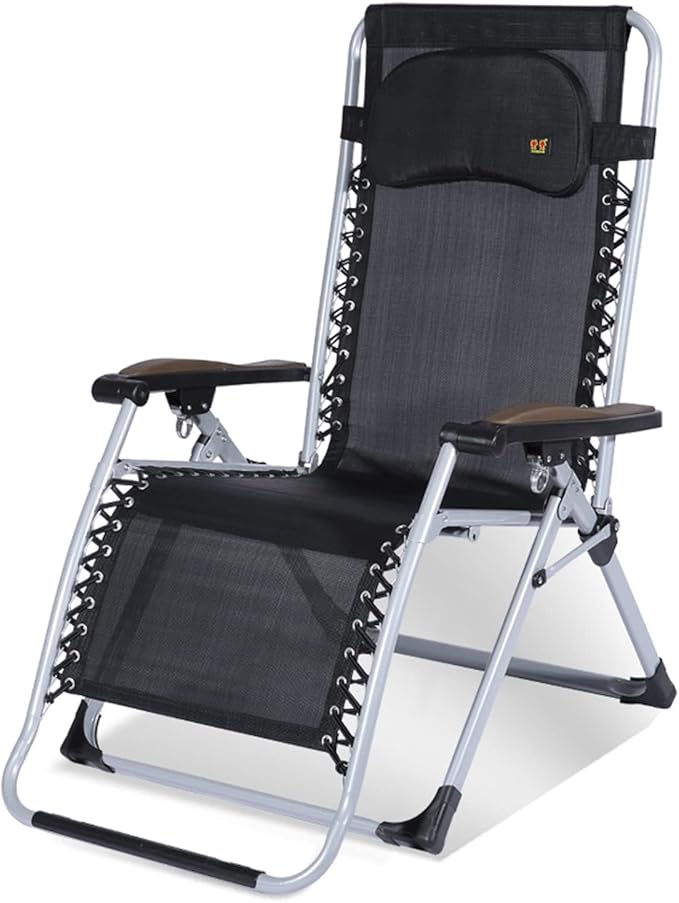 Sunloungers Extra Wide Sun Loungers Chair Premium Folding and Reclining Sunlounger Camping Lounge Chair Portable Chair with Foot Rest Support 200kg