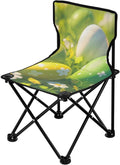 Lively Easter Egg Portable Camping Chairs Folding Chair - Durable Oxford Fabric Lightweight Iron Frame Easy Fold Design - Ideal for Outdoor Activities Camping Fishing and Travel