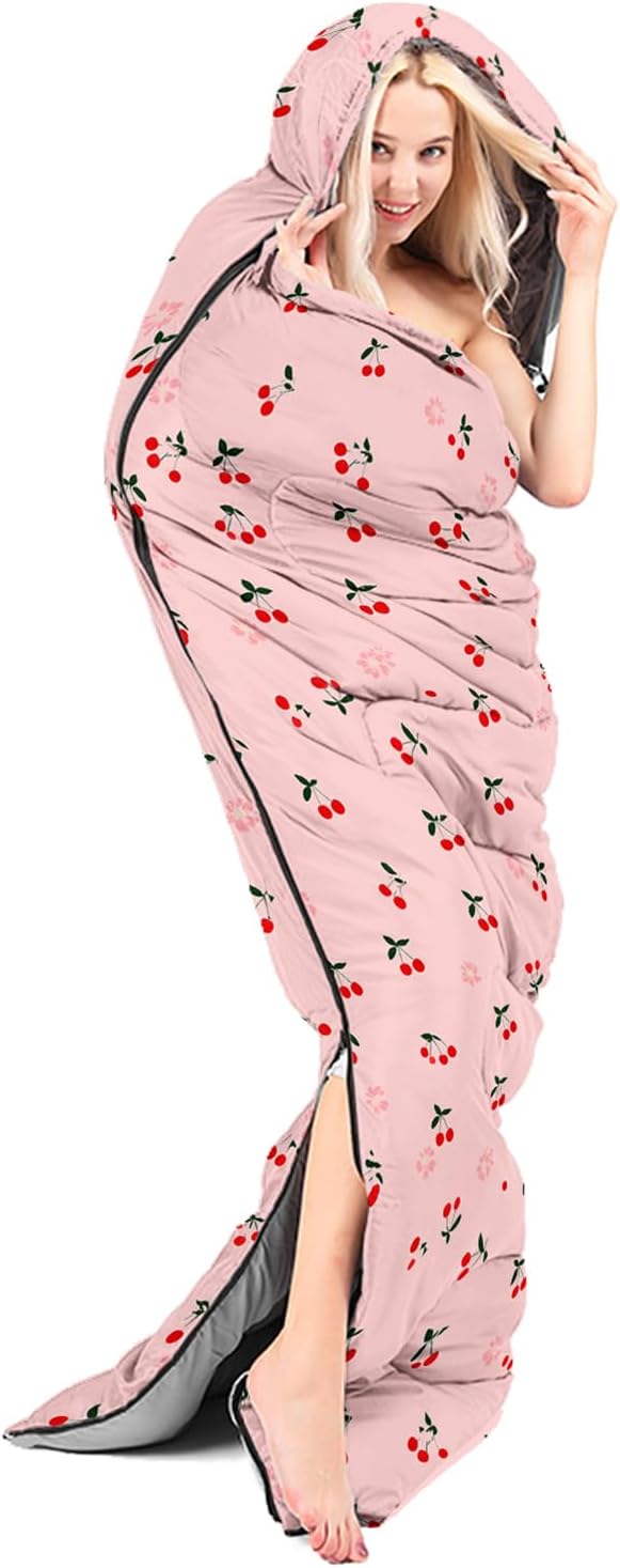 AILONEN Outer Space Astronaut Camping Sleeping BagsLightweight &amp Waterproof3 Season Warm &amp Cool WeatherCartoon Sleeping Bags for KidsBoys Girls TravellingOutdoors