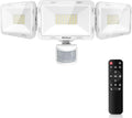 MEIHUA 70W Motion Sensor Outdoor Lights 6800LM LED Security Lights Motion Sensor Light Outdoor 6500K Daylight Dusk to Dawn 3 Adjustable Heads Flood Lights IP66 Waterproof for Outside Garage