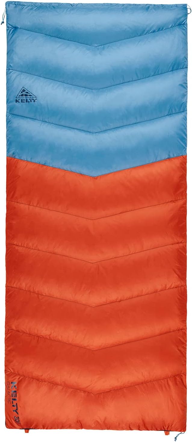 Kelty Galactic Down 30 Degree Sleeping Bag 550 Fill Power RDS Trackable Down Backpacking and Camping Zip Together for 2P Sleeping Bag