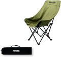 Outdoor Folding Chair Ultralight 4.4LBS Portable Camping Chair with Adjustable Gear Lever &amp Carry Bag 330LBS Heavy Duty Carbon Steel Chair for Camping Hiking Picnic Outdoor Activities