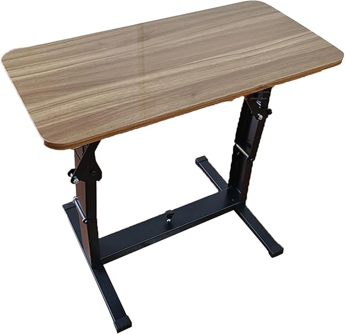 RV Folding Table Collapsible Table Folding Camping Table Push-Pull Lift Dining Table Brown