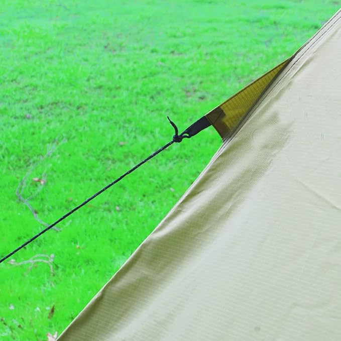 PRESELF 2-3 Person Tipi Hot Tent Version2 with Stove Jack for Hunting Bushcraft Lightweight Standing Room Teepee Backpacking Camping Hiking