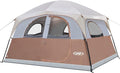 UNP Tents 6 Person Waterproof Windproof Easy SetupDouble Layer Family Camping Tent with 1 Mesh Door &amp 5 Large Mesh Windows -10'X9'X78in(H)