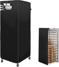 Black 20tier Sheet Pan Rack/Bun Pan Rack Cover With Vents 23X28X64 Bakery Single Rack Covers Waterproof and Dustproof