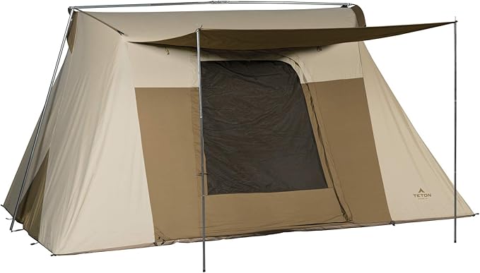 Teton Sports Canvas Tents Tent for Family Camping in All Seasons The Right Shelter for Your Base Camp Waterproof