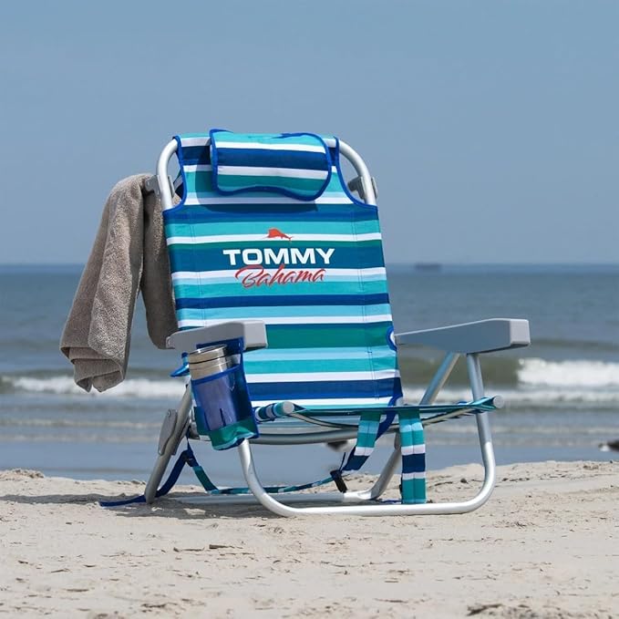 Tommy Bahama 2 Backpack Beach Chairs Stripes 2020 (2Pack)