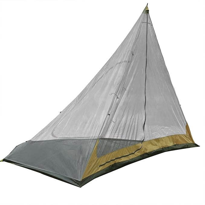 Inner Mesh for T1 T2 Large Size Tipi Hot Tent with Bathtub Bottom (Half Octagonal Large)