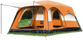 Large Family Standing Upright Camping Tent - 5-12 Persons Multi-Room Waterproof Tent with Screened Porch - Glamping Tent for Outdoor Camping &amp Family Vacation