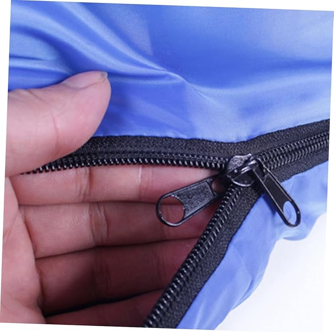 Winter Thickened Outdoor Camping Warm Envelope with Drawstring Hood for Hiking Backpacking and Cold Weather Survival Activities