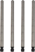 IGT Camping Table Legs 304 Stainless Steel Adjustable Height Telescopic Design Tool-Free InstallationCompatible with Most IGT Frames Outdoor Cooking Picnic BBQ (Set of 4) (M (15.7”–26.0”))