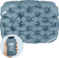 Inflatable Seat CushionPortable Lightweight Travel Air Sitting Pad - 17.3''x13.4''x2''Moisture and Water Resistant Camping Chair Mat for Outdoor Office Stadium Bleacher Airplane Car