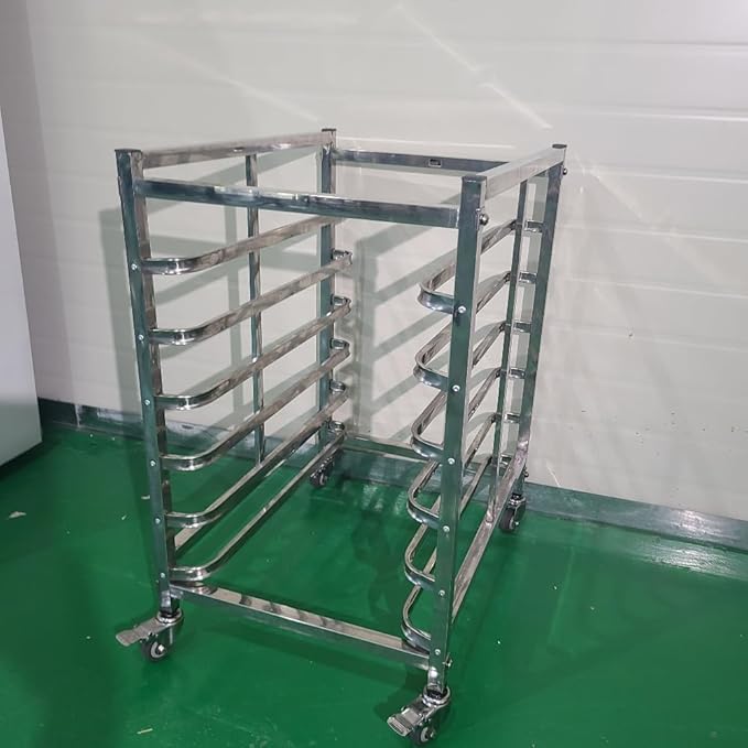 6-Tier Sheet Pan Rack for 16 x 24 Pans Compatible with Electrolux Ovens for Bakery and Restaurant Use