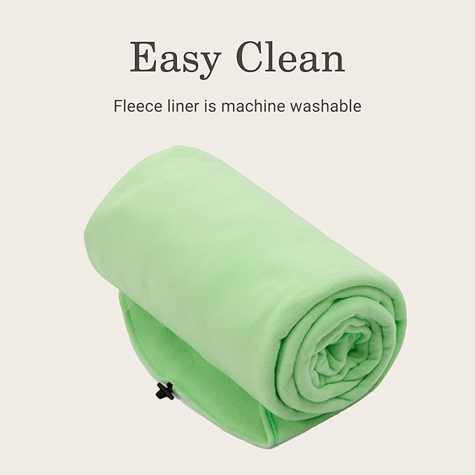 Coleman Cozy 30°F Sleeping Bag with Integrated Removable Fleece Liner Built in Stuff Stack for Easy Storage Easy Zip Easy Clean Green