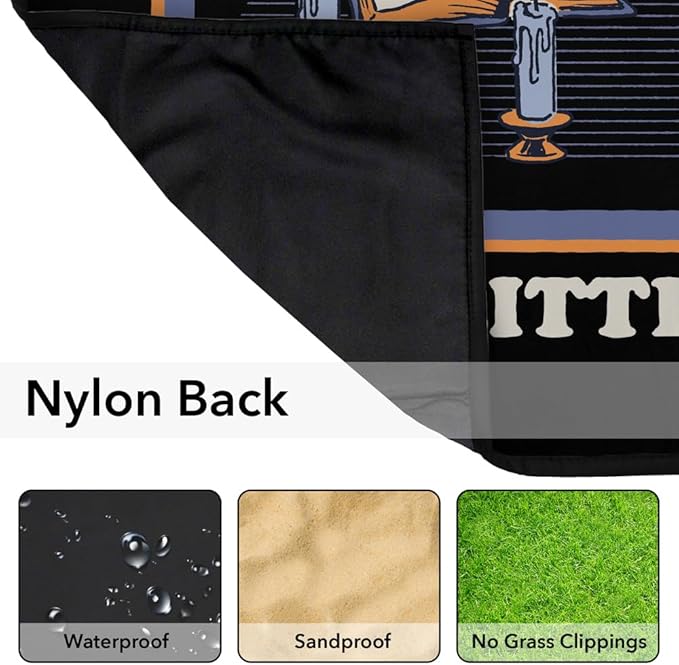 LOGOVISION Steven Rhodes Manafestinga Nap Outdoor Blanket for Picnic Beach Camping Park Tailgate 50x60