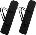 900D Oxford 48 Extra-Long Camping Chair Bag with Foam-Padded Shoulder Straps &amp Adjustable Strap with Side-Release Buckles (2 Pack Black XL)