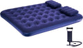 DIMAR GARDEN Queen Size Camping Air Mattress Inflatable Bed with PillowInclude Hand Pump
