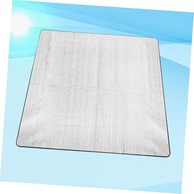 Outdoor Dampproof Picnic Mat with Aluminum Film Lightweight Foldable Camping Mattress Pad for Hiking Tent Portable Sleeping Blanket Cushion Random Color