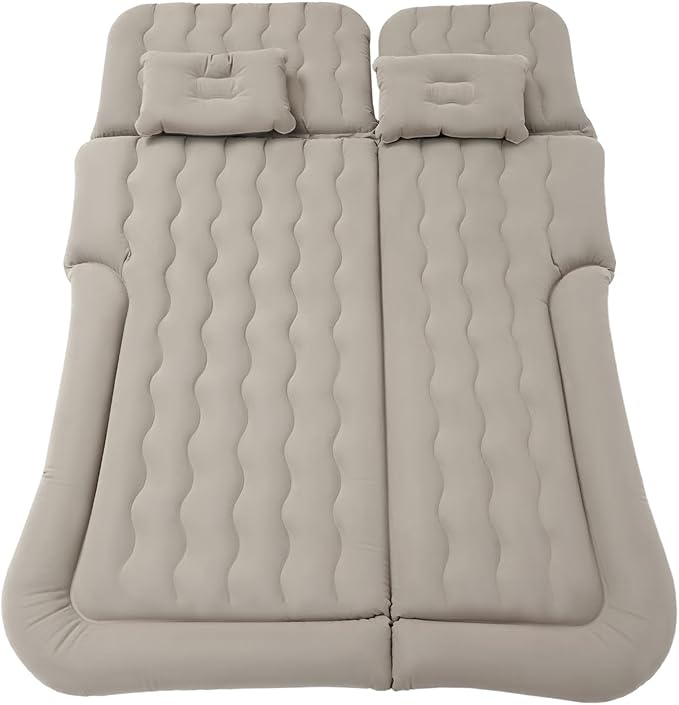 Inflatable Bed Mattress Car Truck SUV Back Seat Sleeping Beds W/Air Pump Set