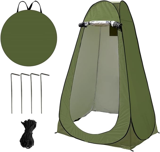 Privacy Shower Tent Pop up Portable Camping Tent Outdoor Toilet Changing Dressing Room Instant Privacy Shelter for Picnic Waterproof Bathroom