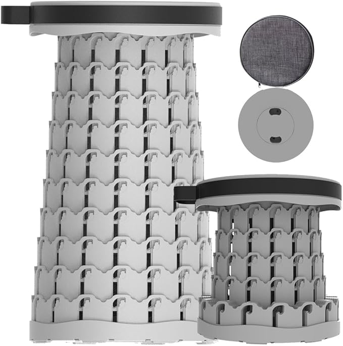 Portable Folding Chair (Light Gray)