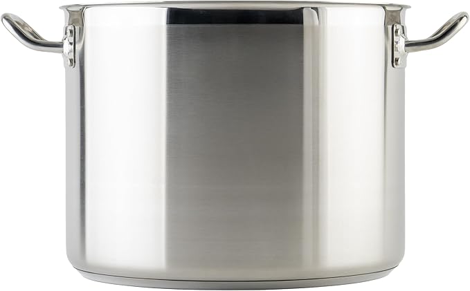 Winware Stainless Steel 24 Quart Stock Pot with CoverSilver