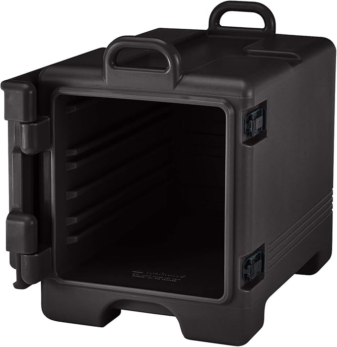 Cambro Insulated Food Pan Carrier - Hotbox and Food Warmer for Catering &amp Transport - Front Load UPC300 Series (Black)