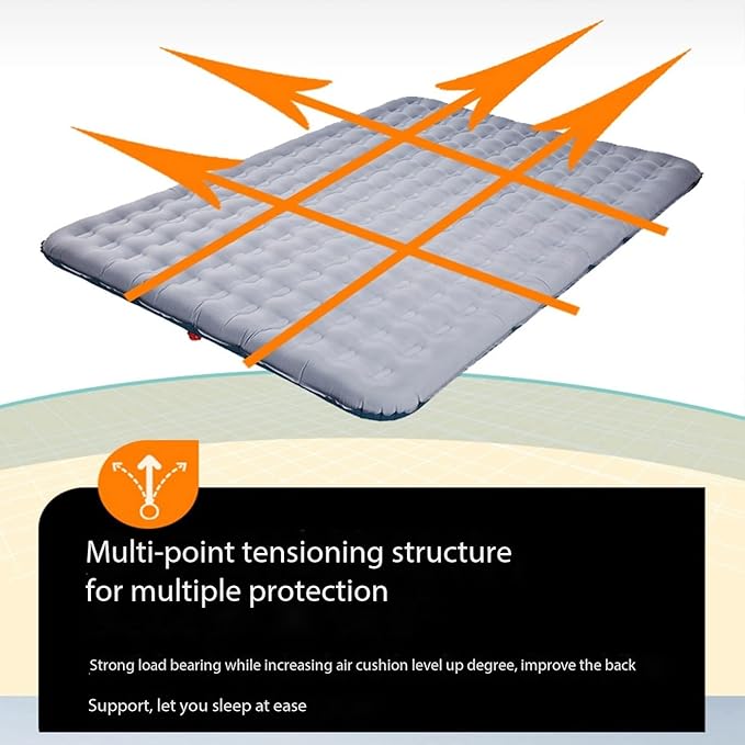 Inflatable Mattress Outdoor Lazy Double Portable Air Cushion Suitable for Outdoor Camping Camping Family