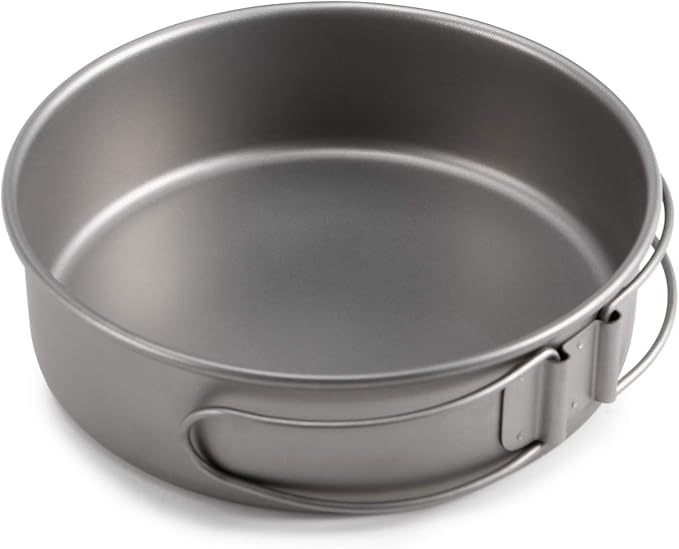 Titanium Bowls 3pcs Titanium Bowls Set Ultralight Titanium Dinner Bowl Pan with Foldable Handles for Outdoor Camping Hiking Picnic