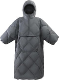 ATEPA Wearable Sleeping Bag Recycled Warm Winter Camping Blanket Wearable Poncho for Outdoor Stadium Sports Women Men