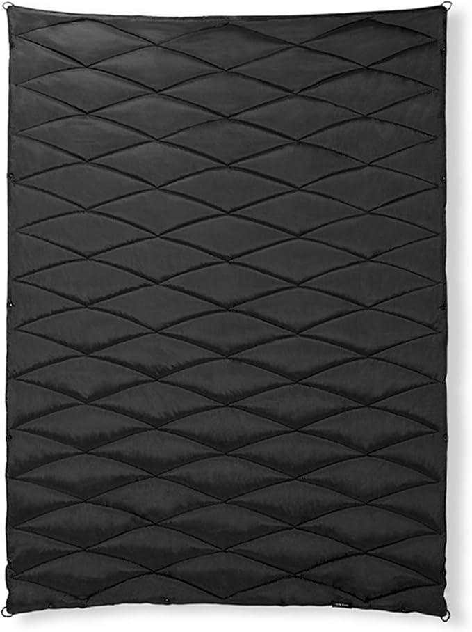 Nomadix Smoky Mountains Puffer Blanket – Water-Resistant Eco-Friendly Insulated Blanket with Snaps for Camping Beach and Travel Made from Recycled Materials