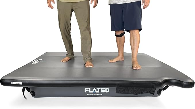 FLATED Air-Deck COT60 - Versatile 6 ft Inflatable Raised Sleeping Platform for Trucks Vans SUVs and RVs