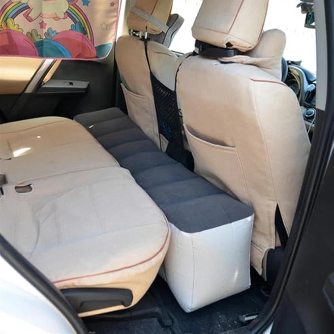 Camping Inflatable Bed Car Back Seat Mattress Flocking Waterproof Material Cigarette Lighter Fast Inflation 72 Hours Leakage Test