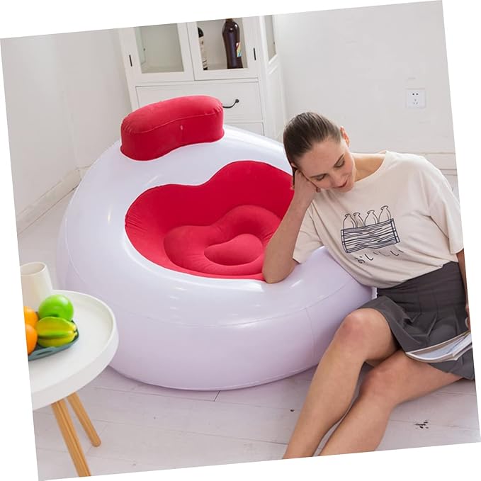 Inflatable Lounge Chair Reclining Camping Oversized Lawn Chair for Outdoor Travel Festivals