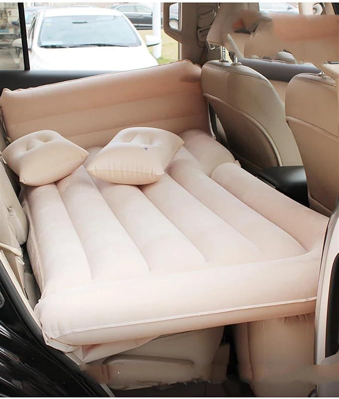 Inflatable Mattress SUV Inflatable Mattress Camper Inflatable Mattress Flocked PVC Material 175 * 130cm Size (Pig)