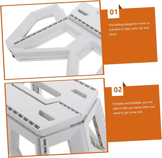 Portable Folding Stool for Outdoor Activities Lightweight Compact Chair for Camping Fishing and to Clean Stable Base for Boy Girl and Adults Design
