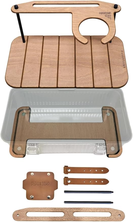 Wooden Table Compatible with Stanley Lunch Box 10qt (9.5L) (V2 Dripper Kit)
