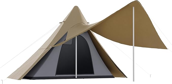 Outsunny Tents Camping Teepee Tent