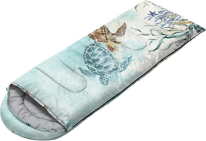 CVHOUSE Camping Sleeping Bags3 Season Warm &amp Cool WeatherLightweightWaterproof Sleeping Bags for Adults &amp KidsTravelingand OutdoorsCamping Gear Equipment