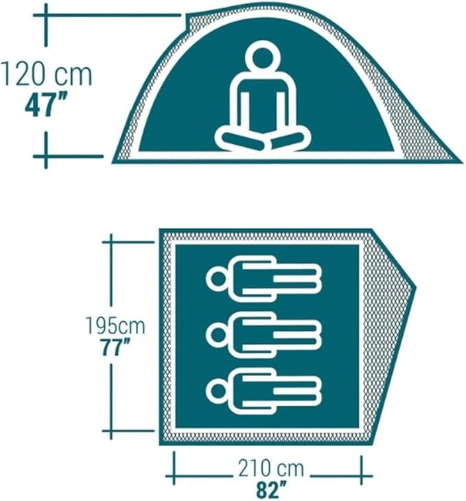 Tents for Camping Dome Camping Tent Waterproof Gray Tent Ultralight Tent Camping Equipment Tent