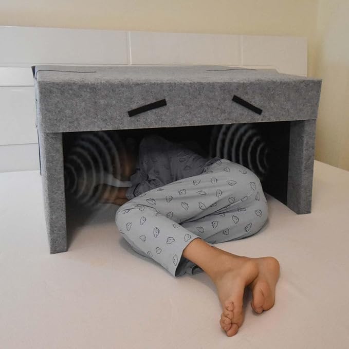 Foldable Soundproof Sleep Tent with Built-in Bluetooth Speakers Privacy Pod with Foam &amp White Noise Audio for Bedroom Office Meditation