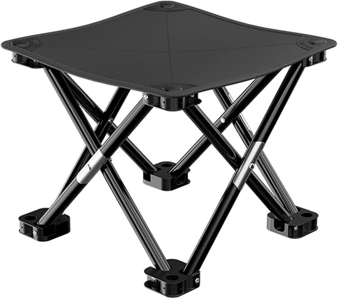 Camping Stool Folding Samll Chair Portable Stool for Camping Fishing Hiking Gardening Camping Chair with Carry Bag