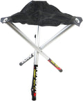 INNOVA Park &amp Fly Grab a Seat Disc Golf Stool - Black
