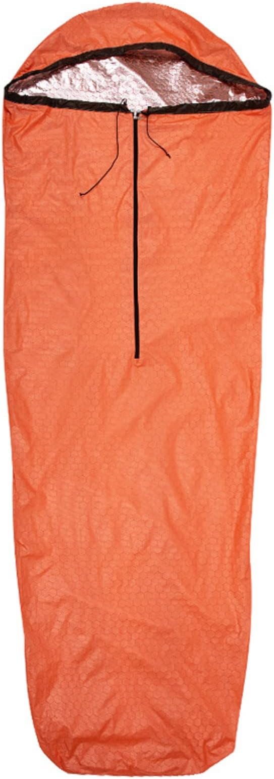 Emergency Sleeping Bag Lightweight Waterproof Thermal Bivy Sack Cover Blanket Heat Retention Shelter Survival Kit for Hiking Camping Hunting Fishing