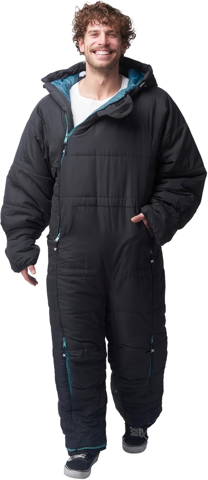 Selk'bag Original Wearable Sleeping Bag - Outdoor &amp Indoor Sleeping Bags - Sleeping Bag Suit - Temp Rating 35 to 44 Degrees F