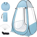 Pop Up Tent Clear Outdoor Tents Sports Fishing Rainproof and Windproof Beach Camping Lightweight and Sturdy Easy Set Up UPF 50+ Portable Folding 39 x 64