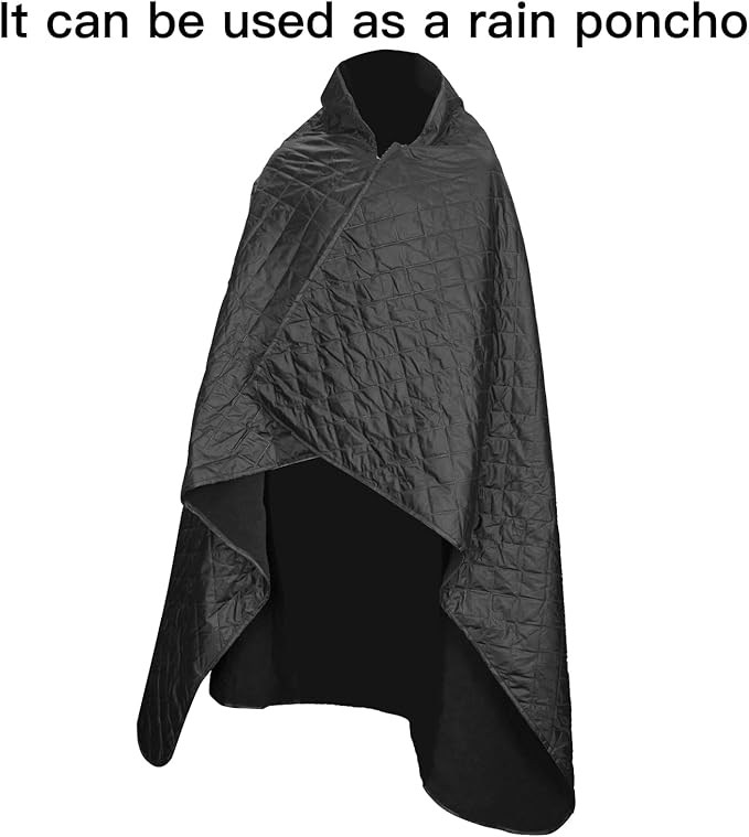LOOGU Camo Blanket Waterproof Insulation Poncho Liner for Outdoor Camping Hiking Hunting Survival Backpacking Picnicking