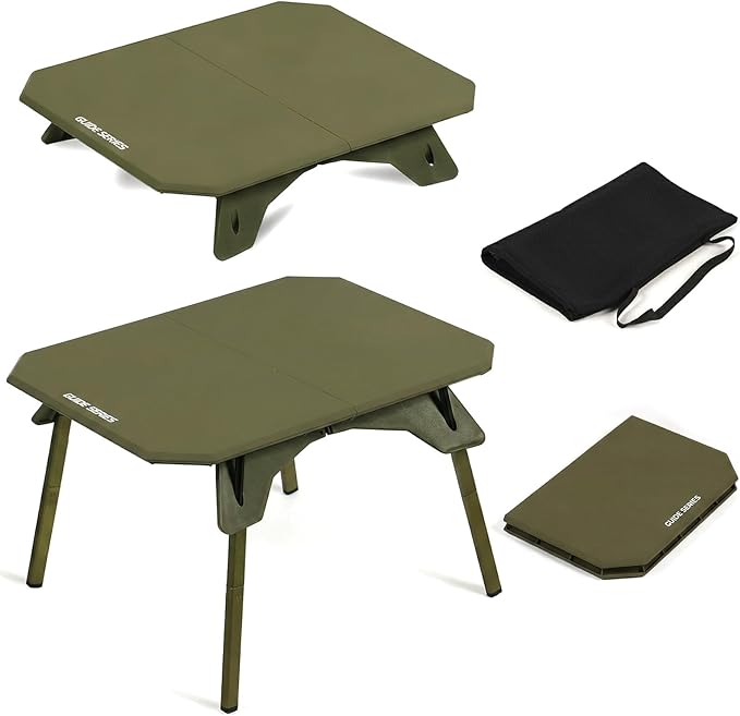 TOPCHANCES Folding Camping Table OutdoorUltralight Aluminum Camping Tables Multifunctional Portable Folding Table with Carrying Bag for Holiday Festival Camping Travel Picnic Grilling